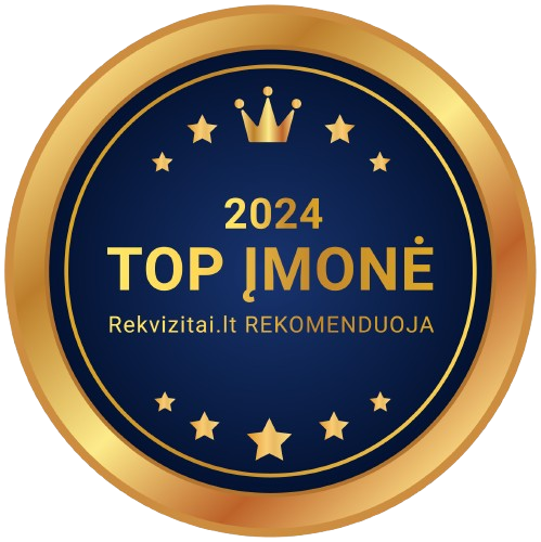 rekvizitai top ivertinimas 2024